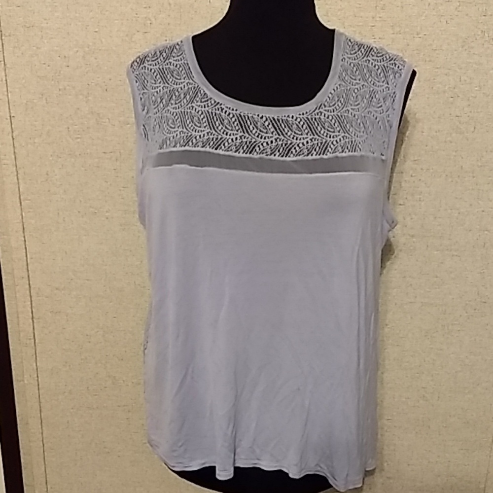 Apt 9 Blue Lace back top